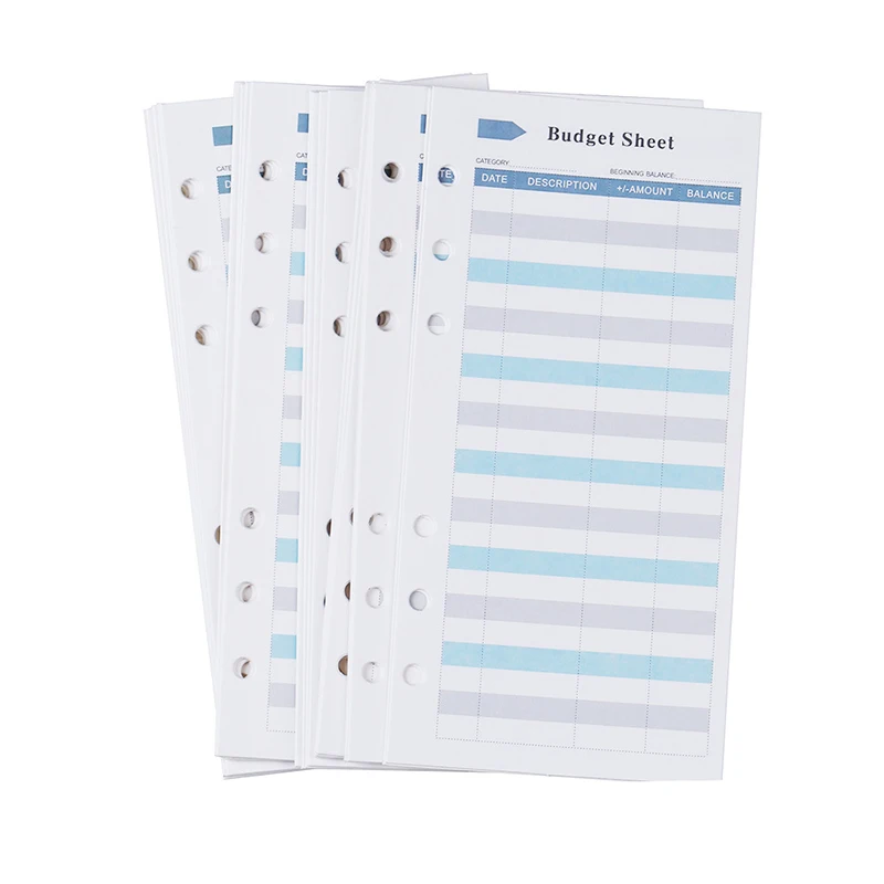 60pcs/lot Budget Sheets Envelope Consumer Card SMall Business Supplies Bookkeeping Paper Postcards Stationery Extract Envelopes