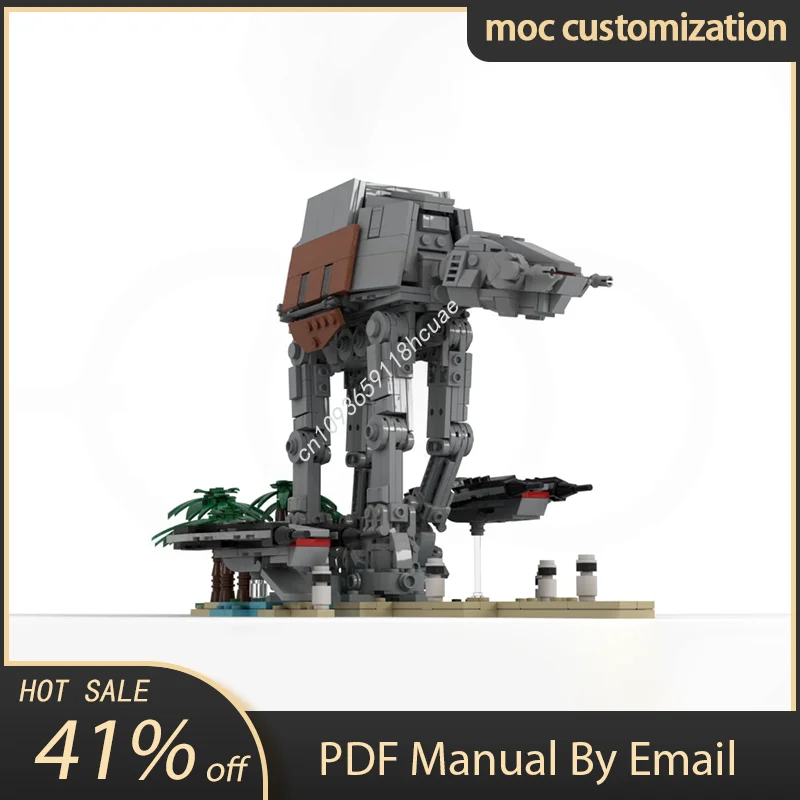 

NEW 1002PCS Star Battle Small Size Diorama AT-AT Robot Creative Children Brick Toy Birthday Building holiday Gift Blocks