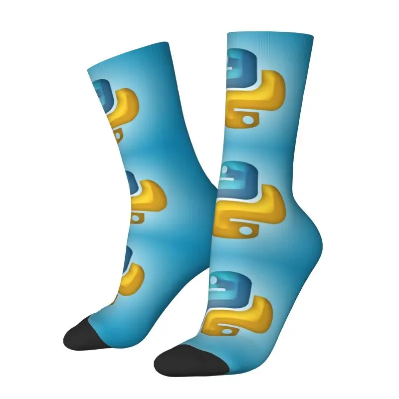 Programmer Computer Developer Python Dress Socks Mens Womens Warm Funny Novelty Programming Coder Crew Socks