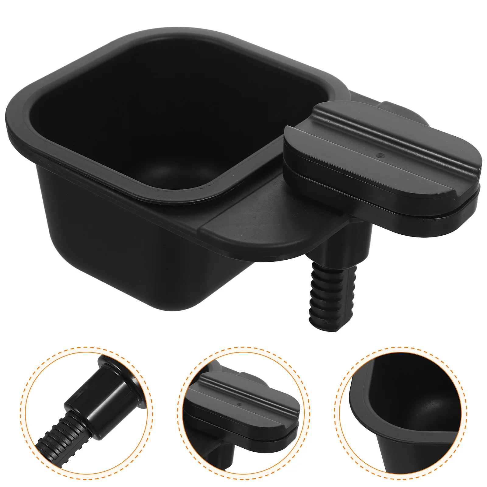 

Mini Clip on Trash Can Rotatable Table Garbage Bin Small Trash Bucket Desktop Sundry Holder Sundry Box Home Storage Holder