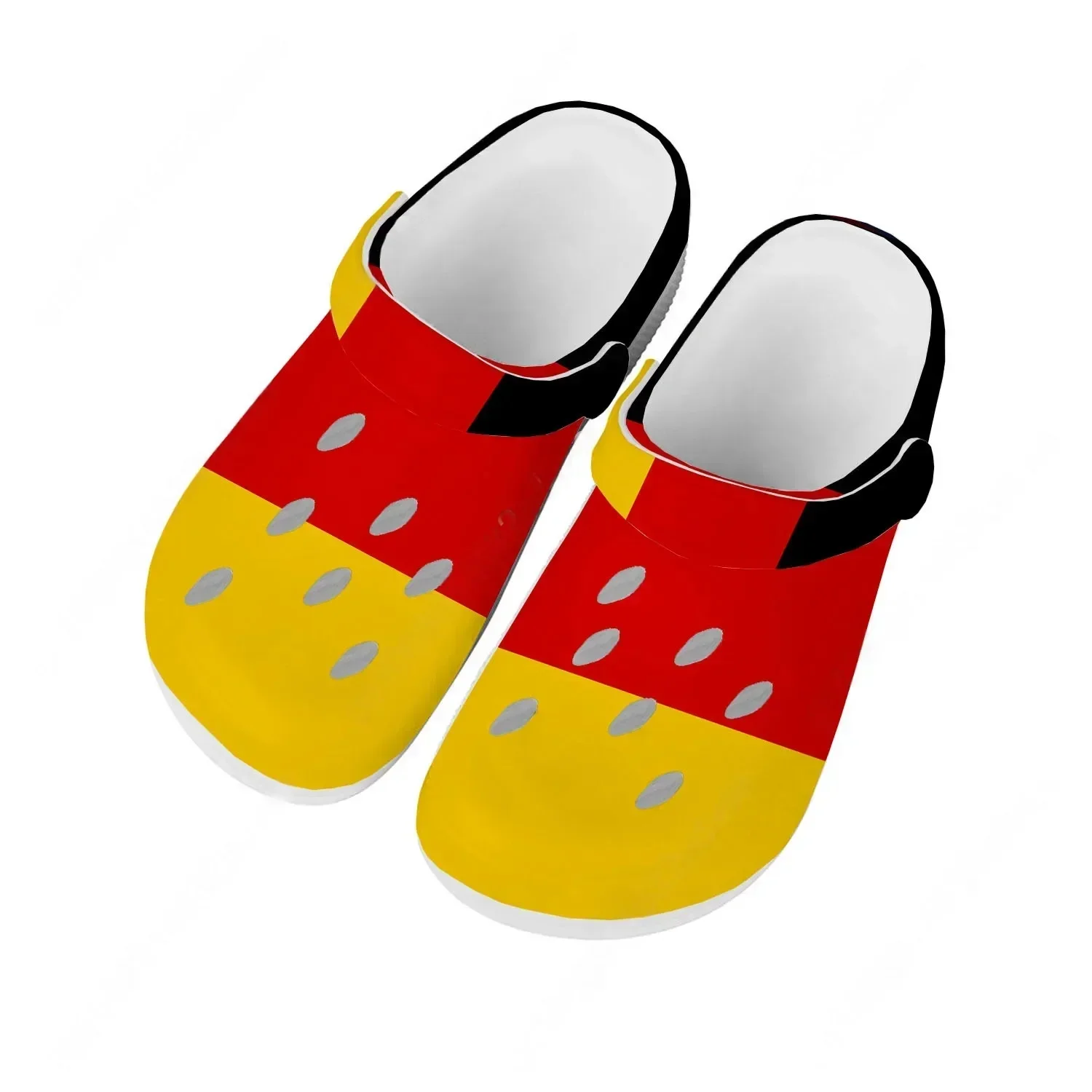 Germany National Flag Water Shoes Men Women Comfortable Home Garden Clogs Customizd Sandals Beach Breathable Hole Slippers