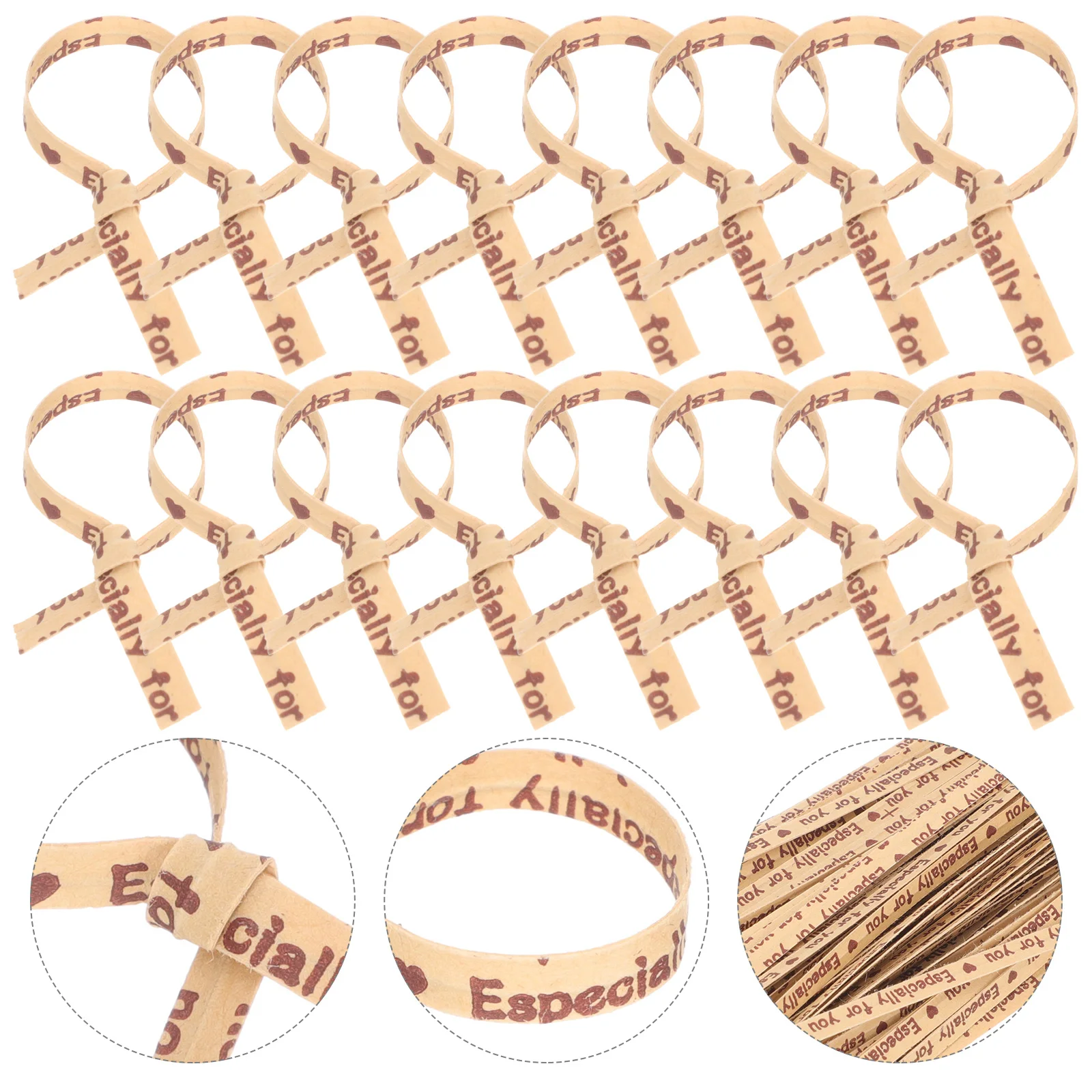 

1400pcs Kraft Paper Iron Wire Ties for Bread Candy Bags Candles Coffee Reusable Craft Supplies Bakery Store Household Party