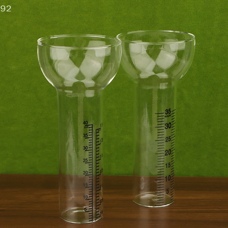 Ersatz Glas Für Regen Gauge Niederschlag Gauge Glas Regenwasser Gauge 35mm Outdoor Regen Messrohr Garten Test Werkzeuge