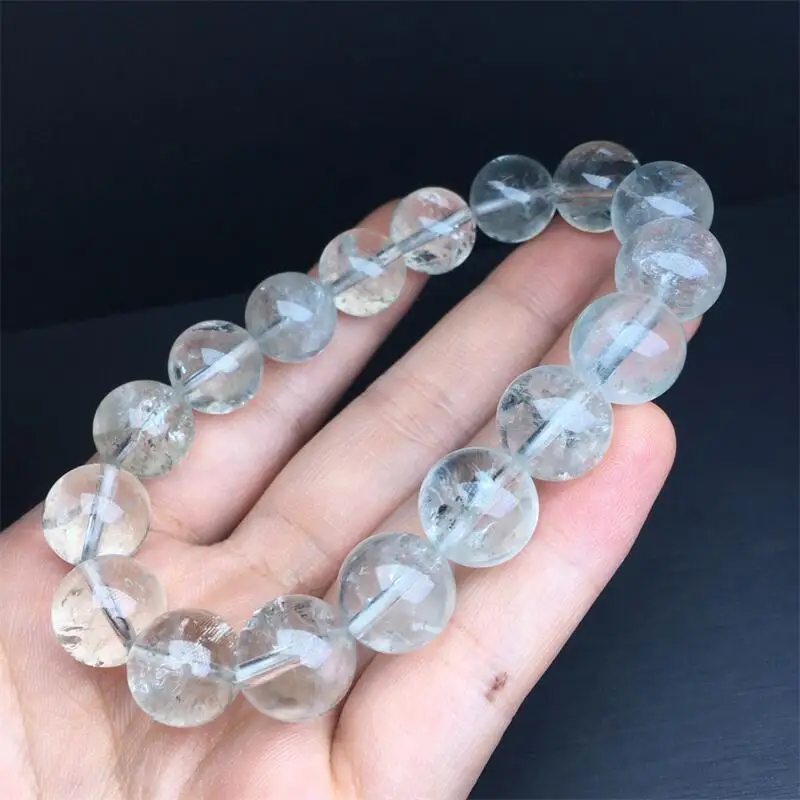 

10MM Natural Green Quartz Bead Bracelet Women Fashion Healing Crystal Round Beads Lovers Strand Jewelry Gift 1PCS