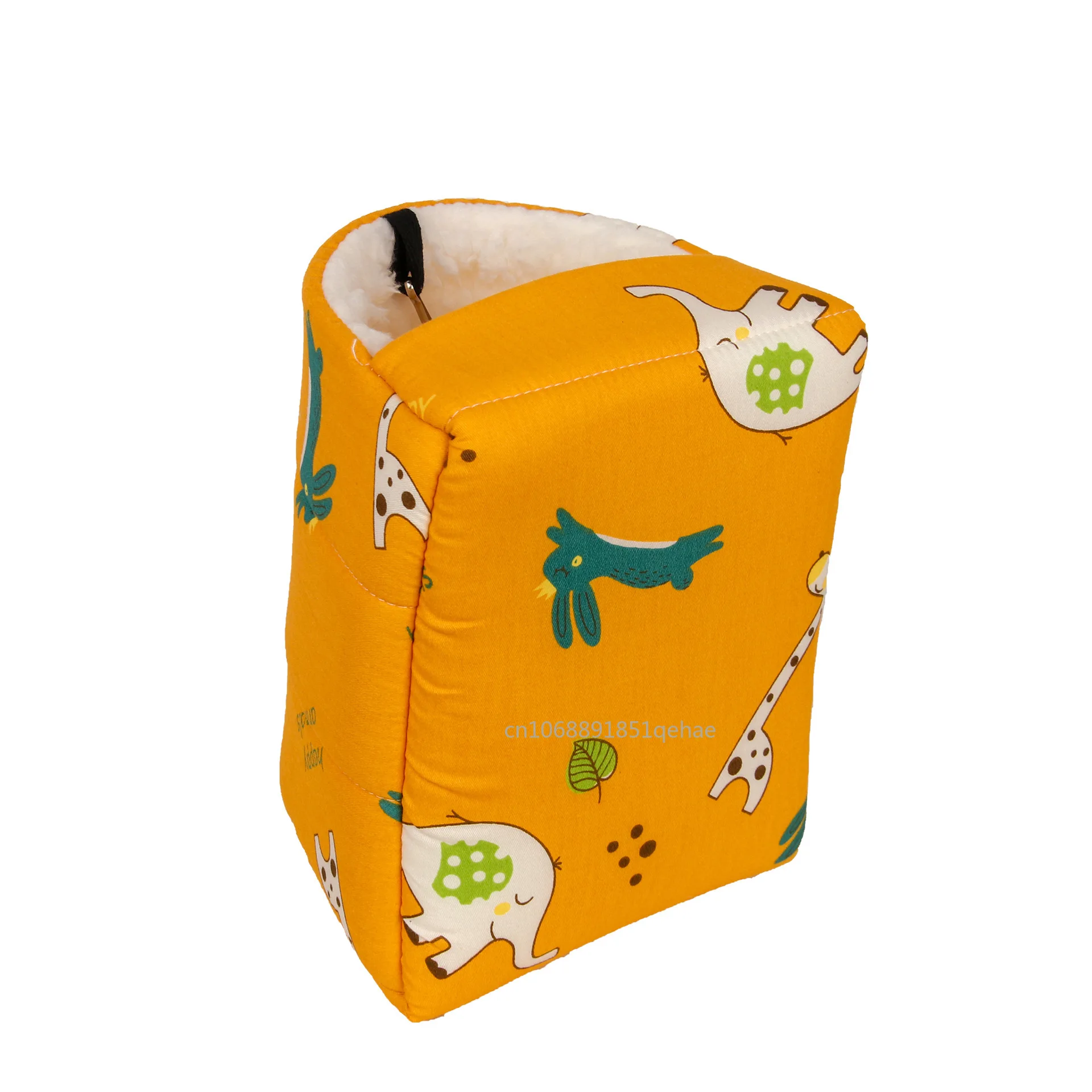 1pc Nette Druck Vogel Bett Mini Käfig Kaninchen Eichhörnchen Matte Meerschweinchen Nest Hamster Haus Kleine Tier Schlafen Bett haustier Hängen Käfig – Detail 7