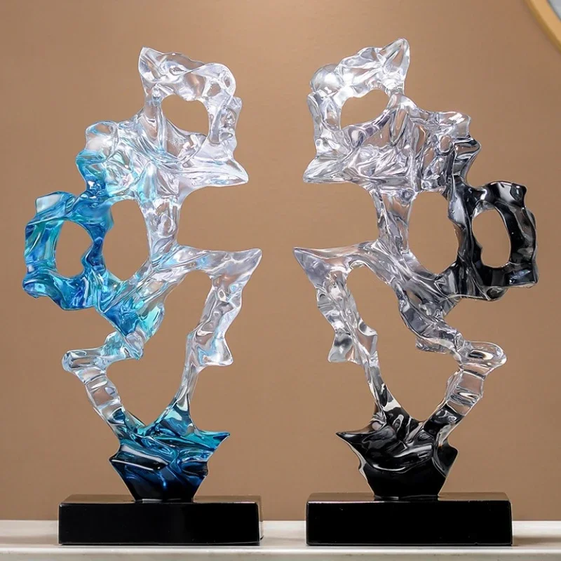 Fengsheng زخرفة المياه الراقية ضوء تأثيث المنزل الفاخر غرفة المعيشة الراقية خزانة التلفزيون الديكور مكتب الحرف