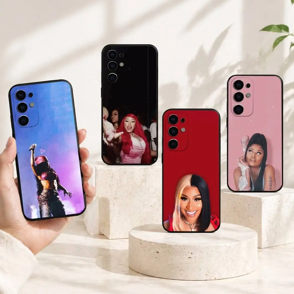 R-Rapper N-Nicki Minaj Super Bass Phone Case For Samsung S25,S24,S21,S22,S23,S30,Ultra,S20,Plus,Fe,Soft Silicone Black Cover
