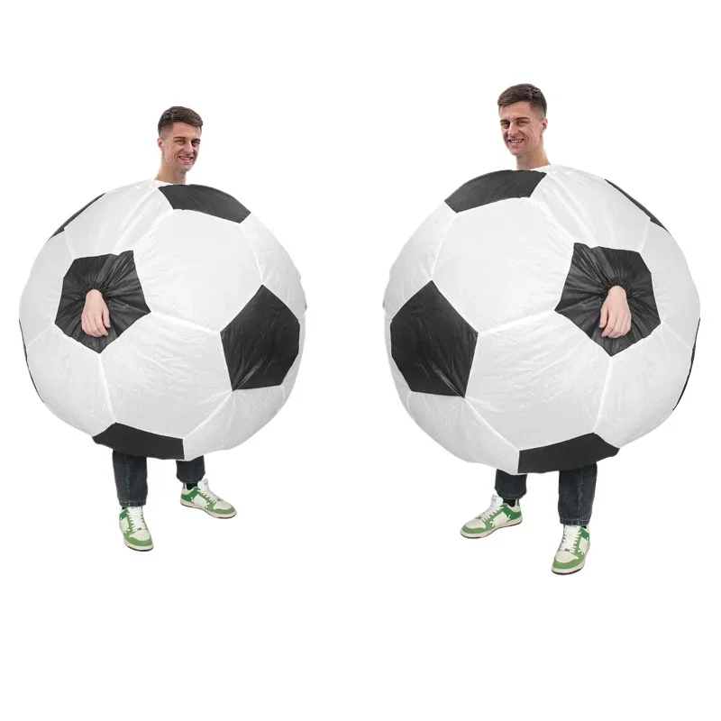 Simbok Christmas Party Football Inflatable Suit Football Match Cheer Props Bar Cosplay Dress Up Costume