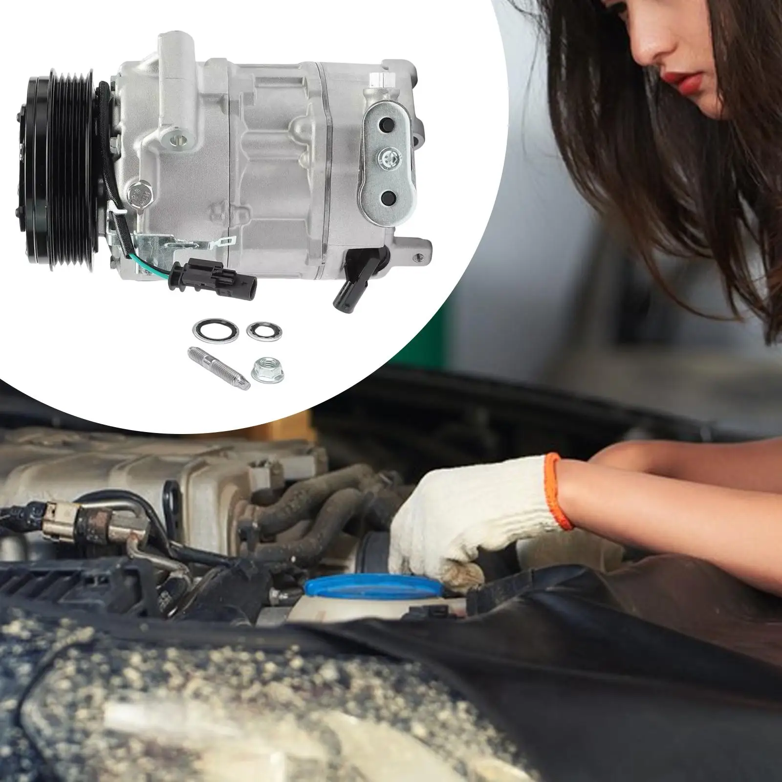 

Car Air Compressor 1522399 High Performance Aluminum Alloy 84005713