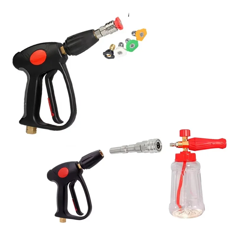 A95I-High Pressure Washer Adapter R For Nilfisk KEW ALTO WAP CALM To 1/4" Quick Connect With Spraying Nozzles