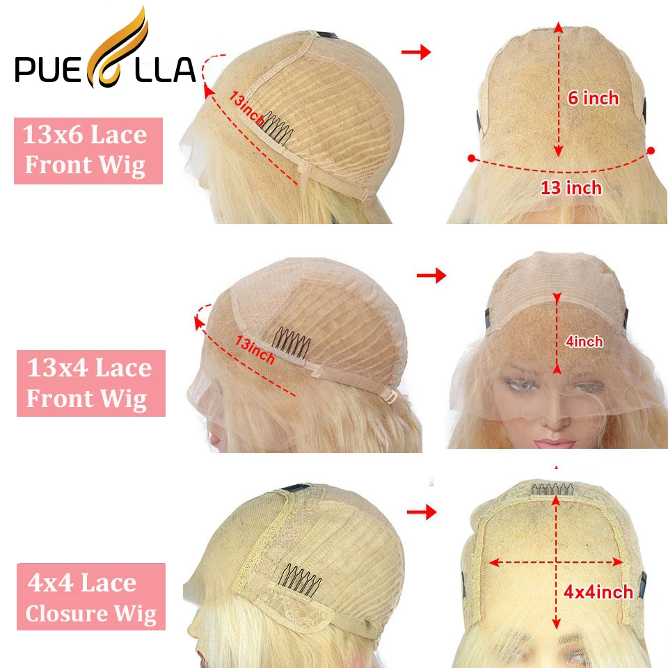 Wig rambut manusia gelombang dalam 4x4 Ombre hijau Wig depan renda 13x6 keriting panjang untuk wanita hitam gelombang dalam 13x4 Wig renda depan