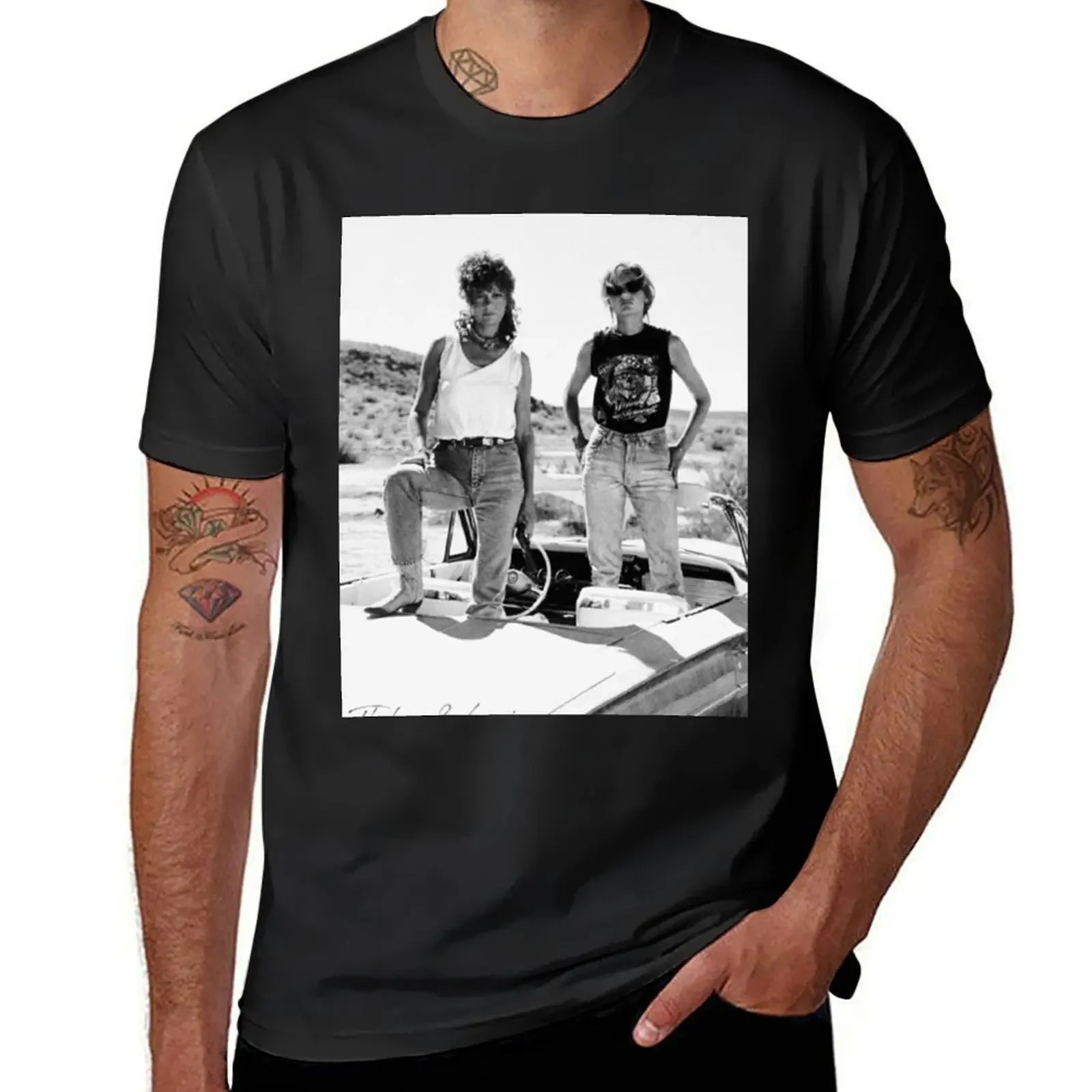 Thelma And Louise T-Shirt custom shirt sports fans tees Aesthetic clothing mens designer t shirt