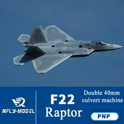 Xfly Xunfei Twin40mm Culvert F-22 Raptor 4s Electric Culvert Model Aircraft Adult Outdoor Rc Remote Control Toy Aircraft