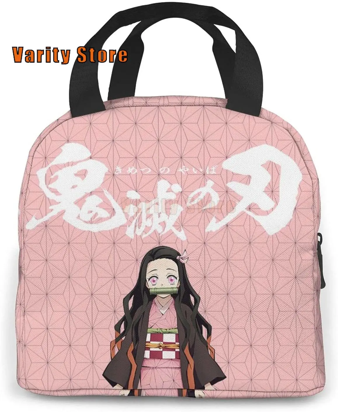 Anime Lunch Bag Cute girl Tote Meal Bag Reusable Insulated Portable Anime Lunch Box For Women Mens Boy Girl Work School Picnic