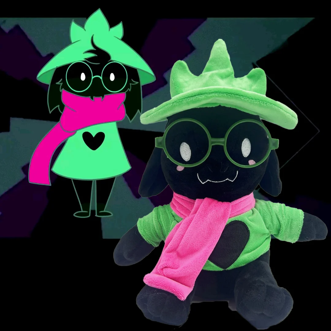 Niedliche Deltarune Plüschtiere Tenna Ralsei Plüschpuppen Stofftiere Plüschfiguren Spiel-Zubehör Geburtstags- und Weihnachtsgeschenke für Kinder und Fans