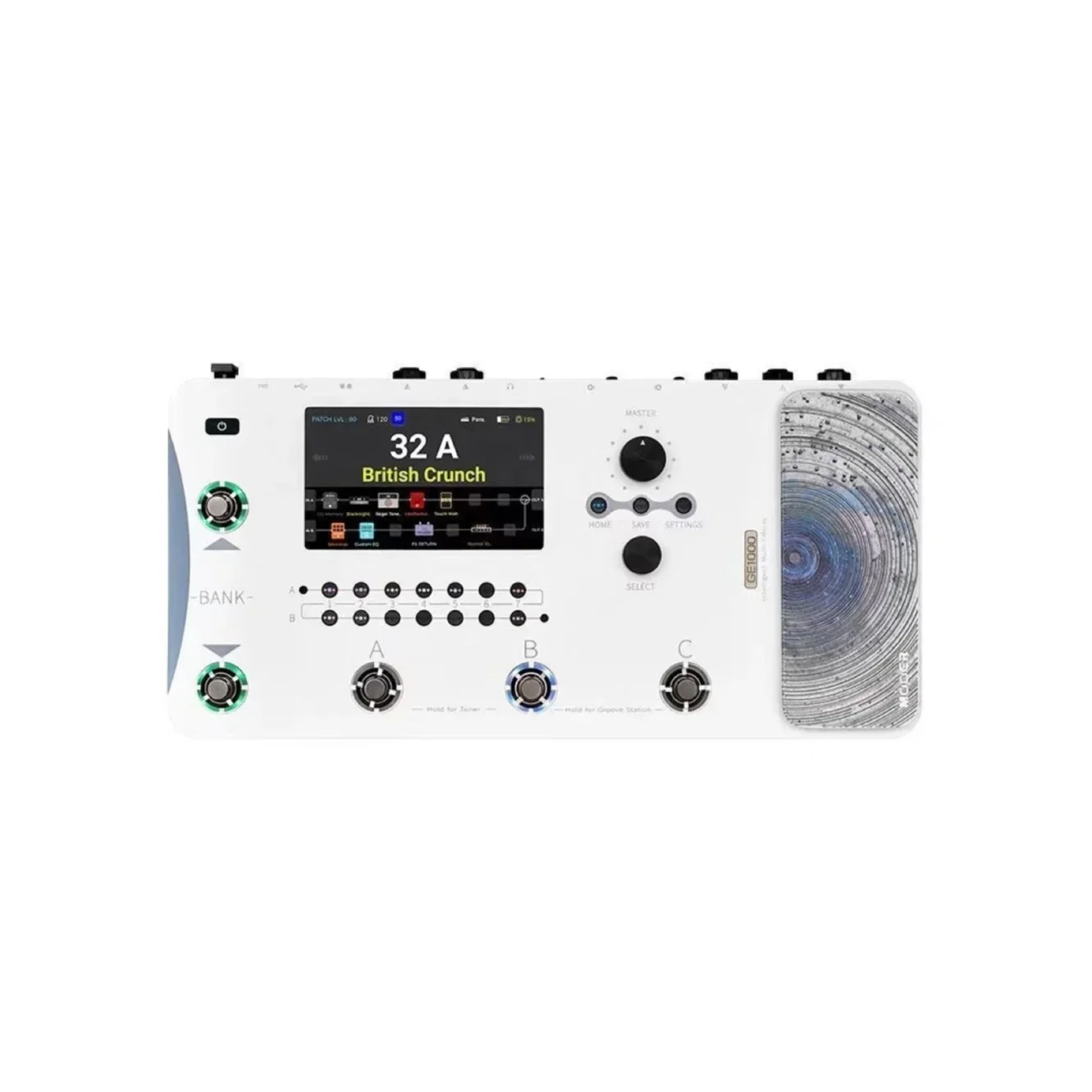 GE1000/GE 1000/GE-1000 Amp Modeling Multi-effect Pedal Guitar Processor Electric Guitar Effects Pedal Multi Effect for Pro