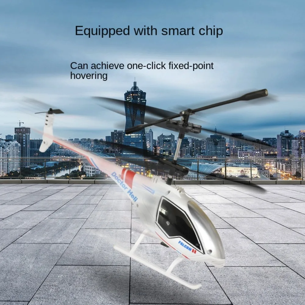 Mini Plastic RC Helicopters White Yellow Black 2.5 Channel Flying Helicopter Toy Rechargeable USB Charging Drone Gift