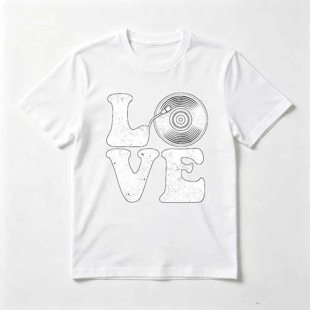 Vintage Style Vinyl Record Lover GiftT-Shirt Casual Fashion Loose Harajuku Man Women Tshirt Short Sleeve Summer Clothing