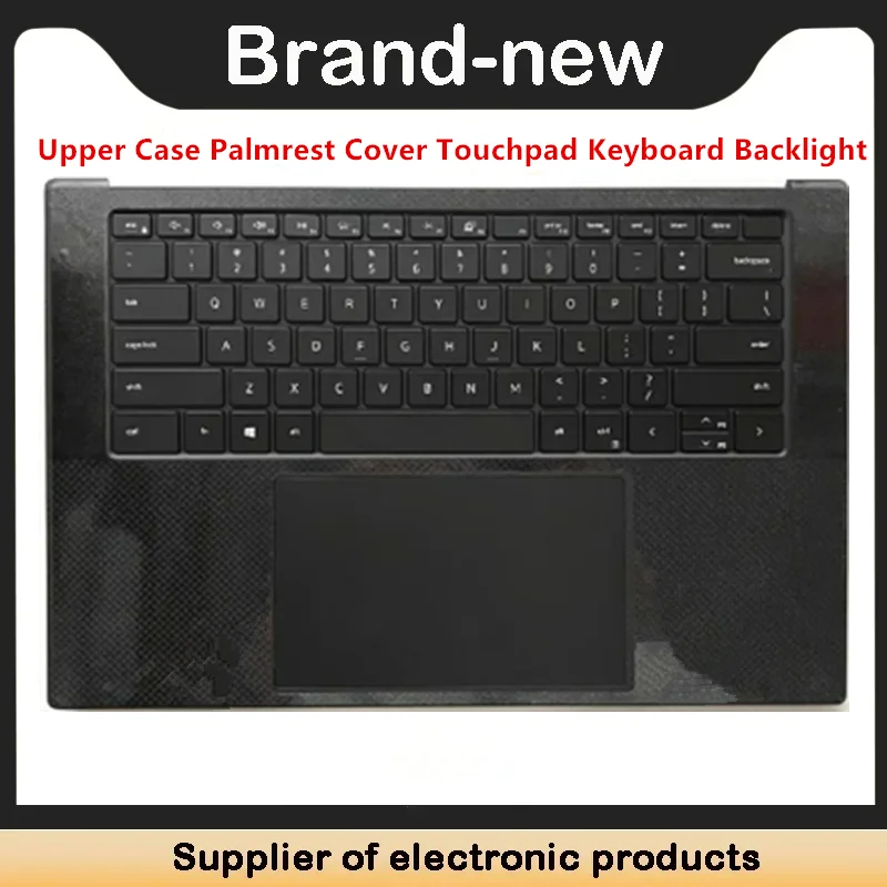 New For Dell XPS 15 9500 Precision 5550 M5550 FDQ50 Upper Case Palmrest Cover Touchpad Keyboard Backlight 0DKFWH AQ2SH000103