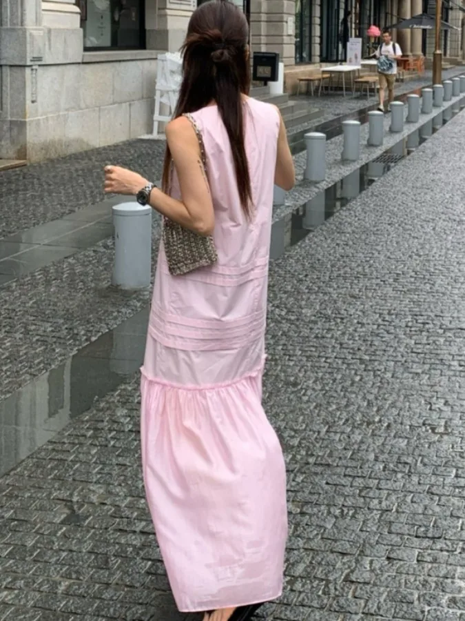 Women's Vest Dr Layered Splicing Design Spring Autumn Winter Commute Sle Floral  Long Dr Suitable for Various Occ...