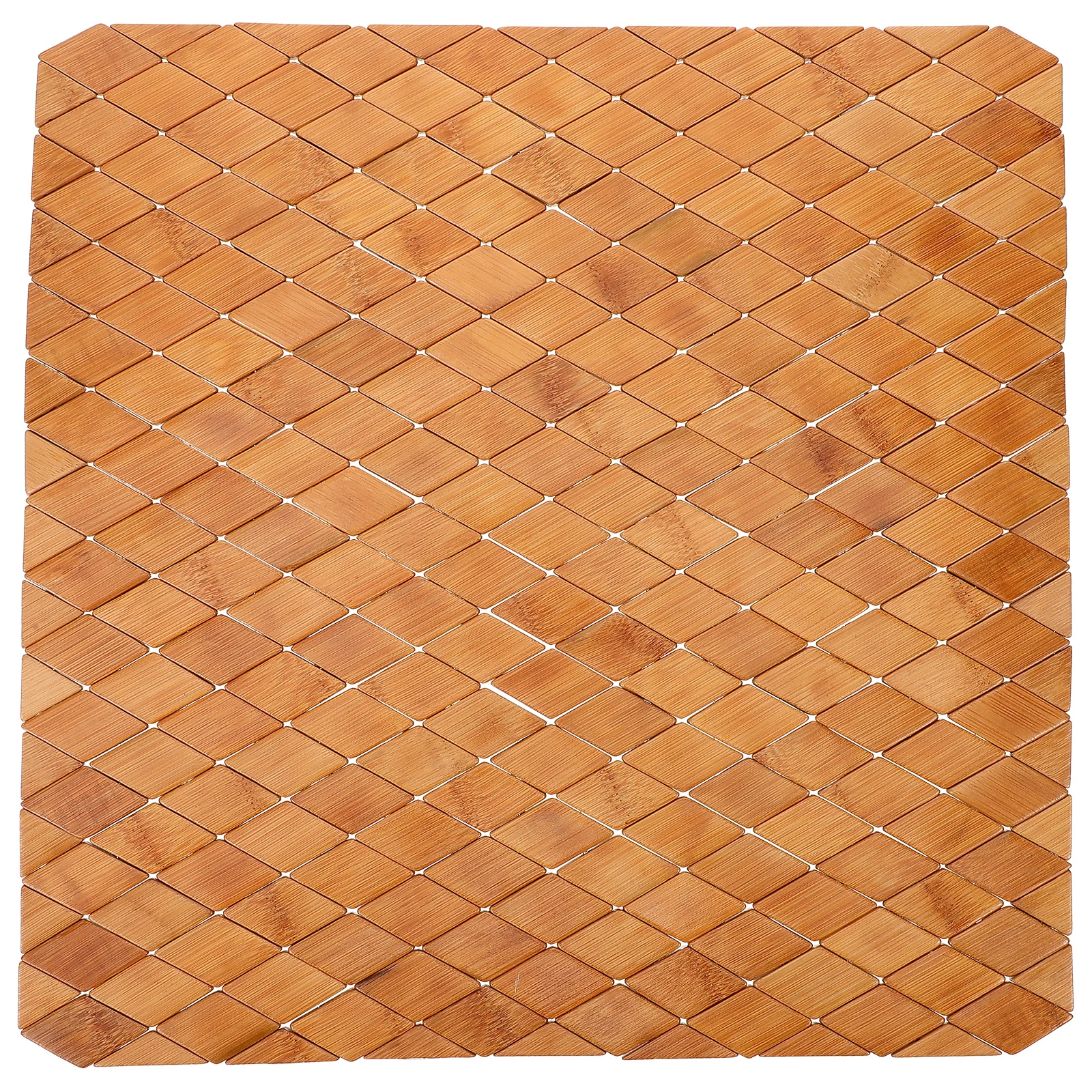 

Bamboo Chair Cushion Summer Seat Mat Breathable Pad for Chairs Benches Floor Small Seat Cushion