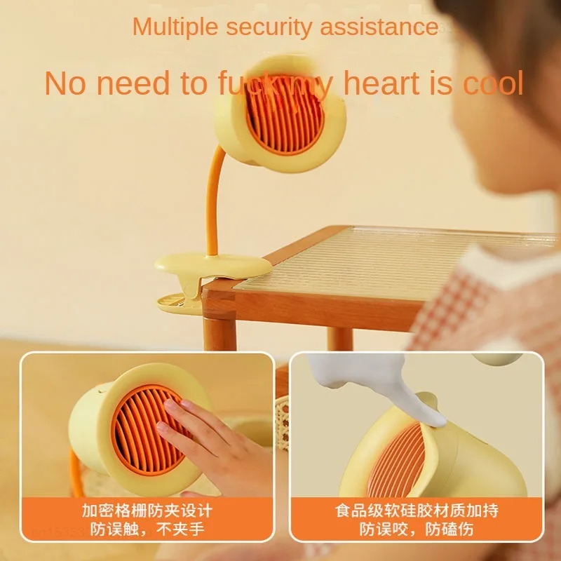 Nuovo Xiaomi SOTHING passeggino ventilatore ricaricabile USB senza lama tavolo silenzioso all'aperto passeggino portatile per bambini tipo Clip piccolo ventilatore