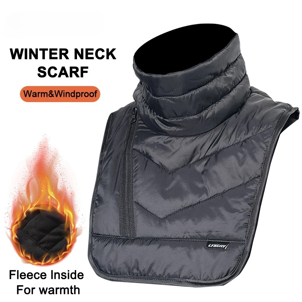 

Winter Motorcycle Neck Warmer Waterproof Windproof Thermal Balaclava Face Mask Scarf Neck Gaiter for Riding Motorcycle Scooter
