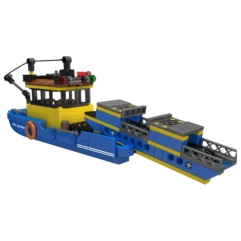 몰드 킹 10184 쓰레기 수거선 블록 조립 장난감 쓰레기 처리선 모델 어린이 STEM 교육용 장난감 창의적인 생일 선물