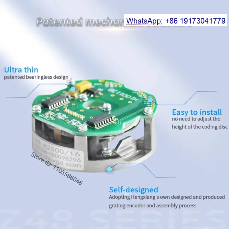 Non bearing Z48 50Ppr resolution up to 10000 Ppr high-precision encoder rotary encoder