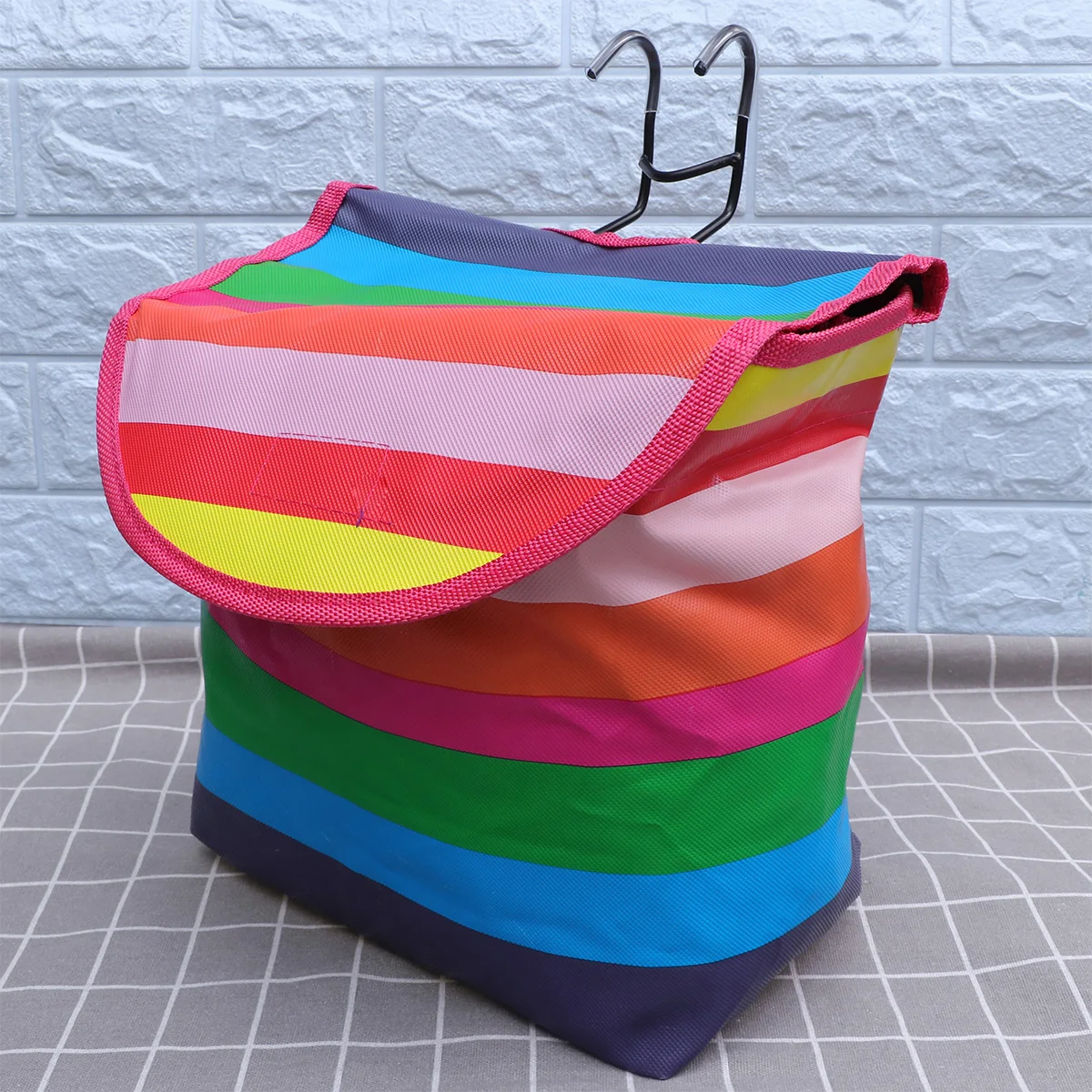 

Велосипедная корзина большой емкости, водонепроницаемый складной стальной крючок, передний руль, сумка для хранения велосипеда, аксессуары для велоспорта, велосипед