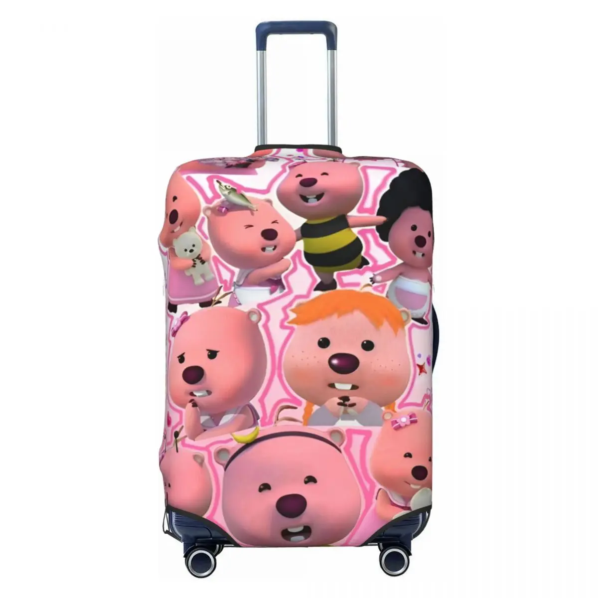 Korea Zanmang Loopy Suitcase Cover Flight Cruise Trip Useful Luggage Accesories Protection