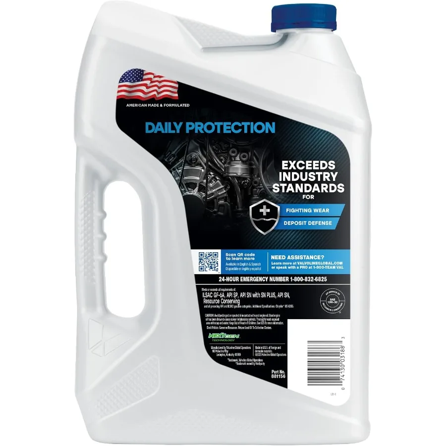 حماية يومية 10W30 زيت المحرك التقليدي 5 QT حافظة 3 لأداء المحرك الموثوق به في ظروف القيادة اليومية #5