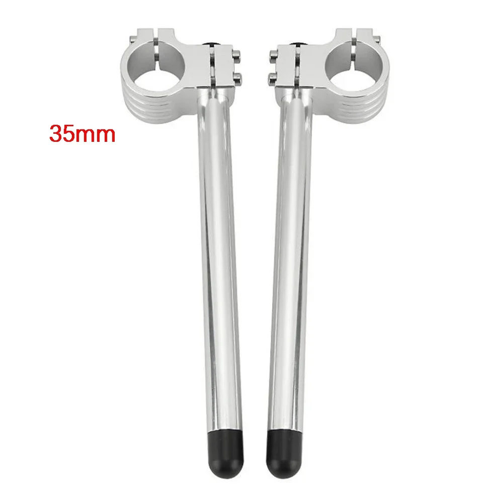 35mm/37mm/38mm/39mm/41mm/43mm/45mm/48mm/50mm/51mm Forks 2 x Handlebars Aluminum Motorcycle CNC Clip-ons Racing Grip Handlebar