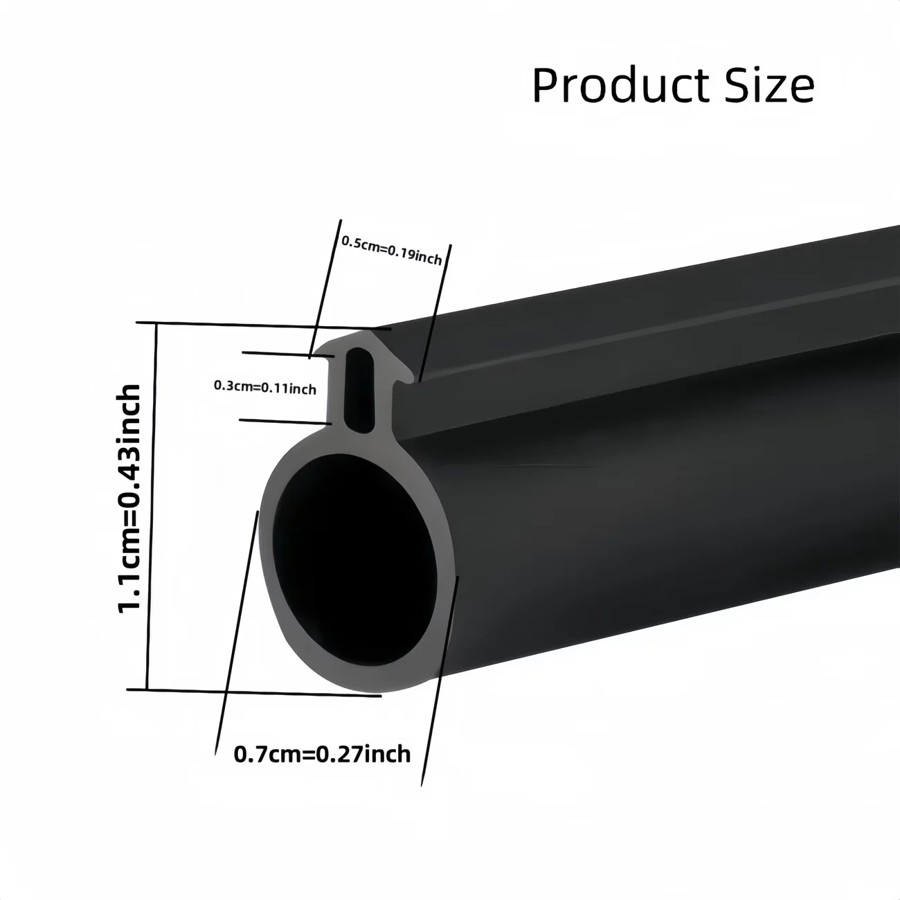 Window O-Ring Rubber Seal, Barrier Against, Dust & Noise, Replacement for Worn-Out Window Seals