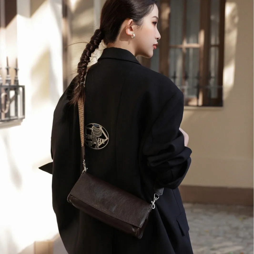 

2026 Women's Genuine Leather Bag - Premium Shoulder & Crossbody Bag, Stylish Versatile Commuter Tote with Timeless Design