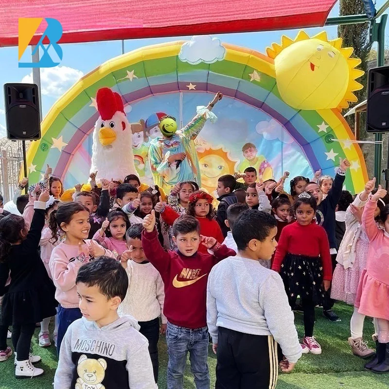 Arco de festa grande e atraente personalizado para brinquedos de decoração de planejamento de eventos