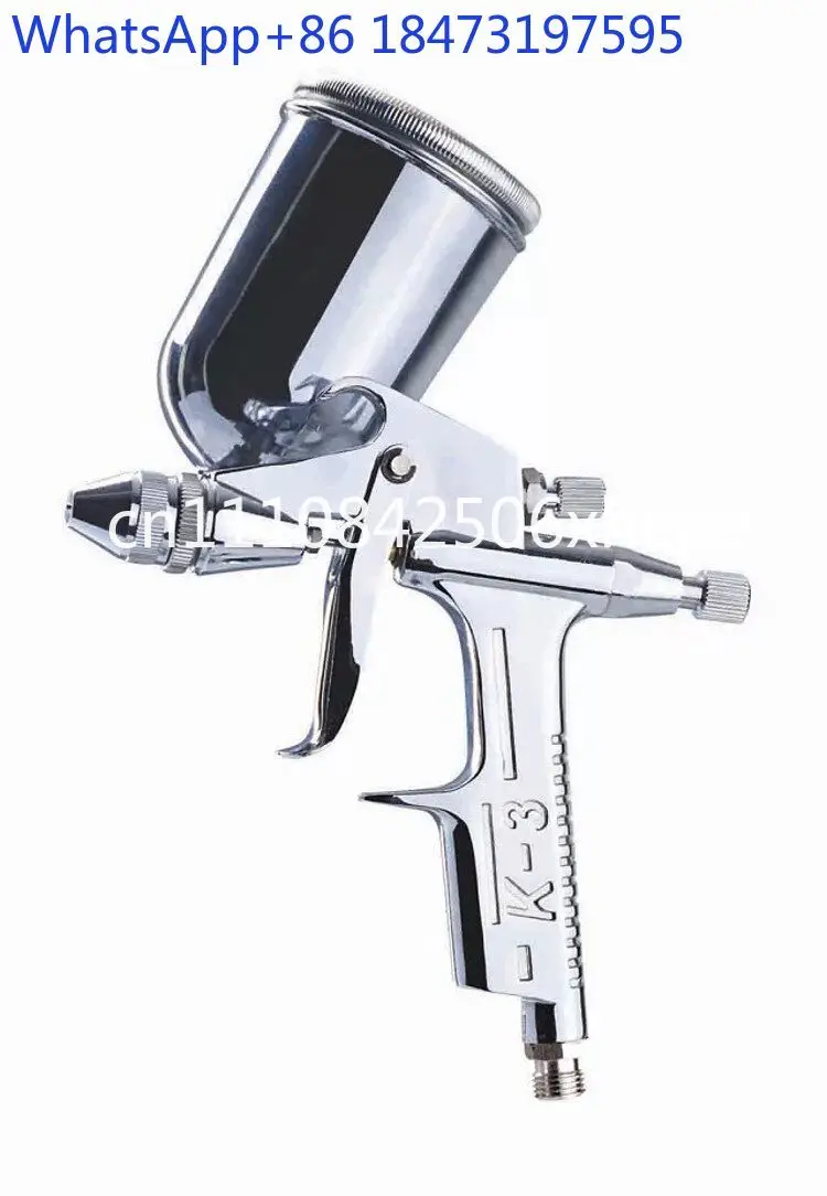 Spray gun v-3 pneumatic paint small caliber spray gun leather jacket leather care repair spray painting wall painting
