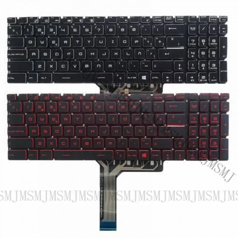 SS + teclado latino espanhol NOVO para MSI PE60 PE70 PX60 WS60 WS72 WT72 MS-1781