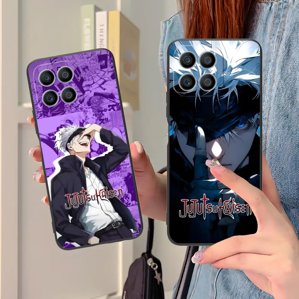 

Чехол для телефона Jujutsu Kaisen Satoru Gojo для Honor 90 80 70 60 50 30 20 10 9 8 7 Pro S SE Lite 5G, чехол с красочным принтом