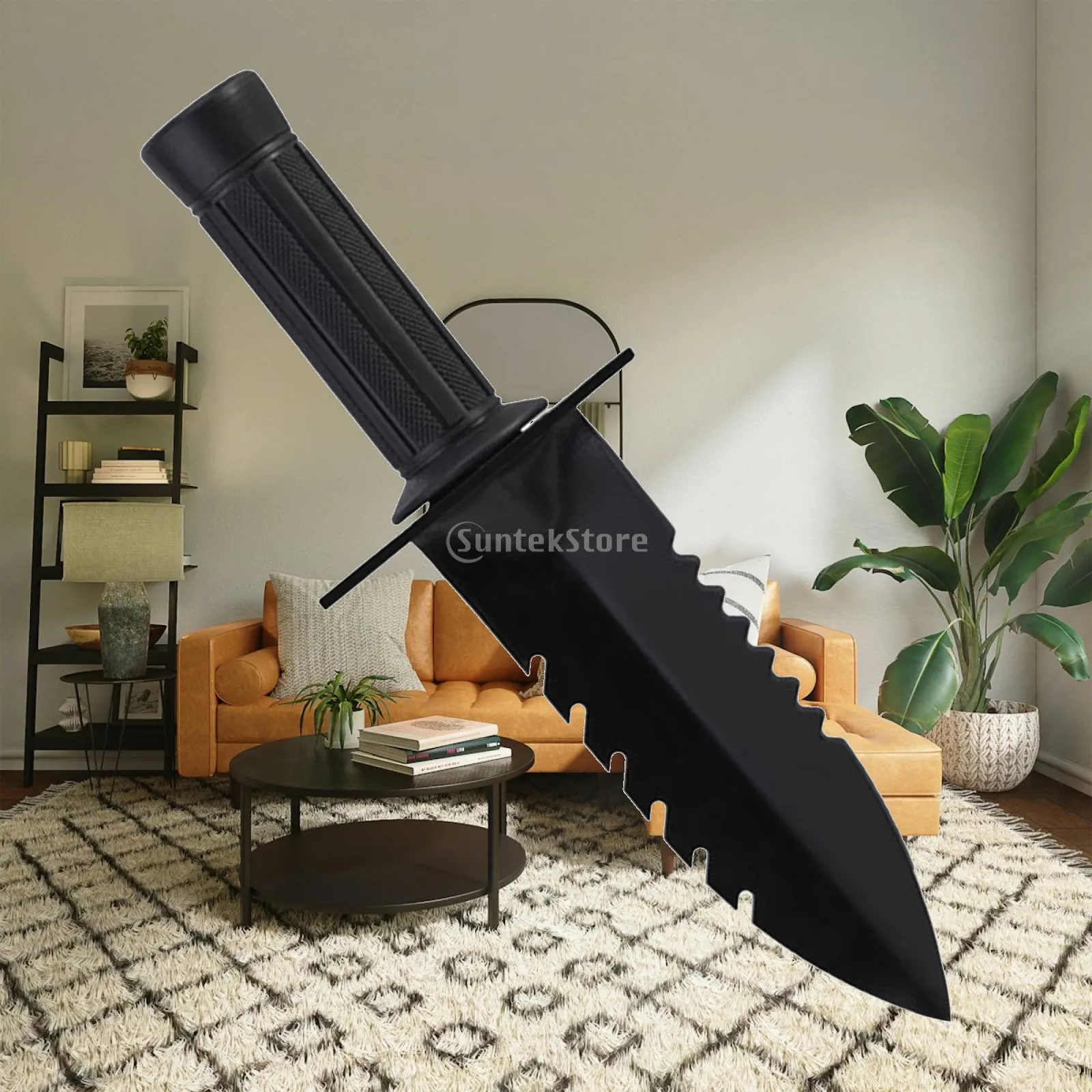 Ergonomic Grip Gardening Spade Serrated Iron Blade Shovel for Garden Digging and Transplanting