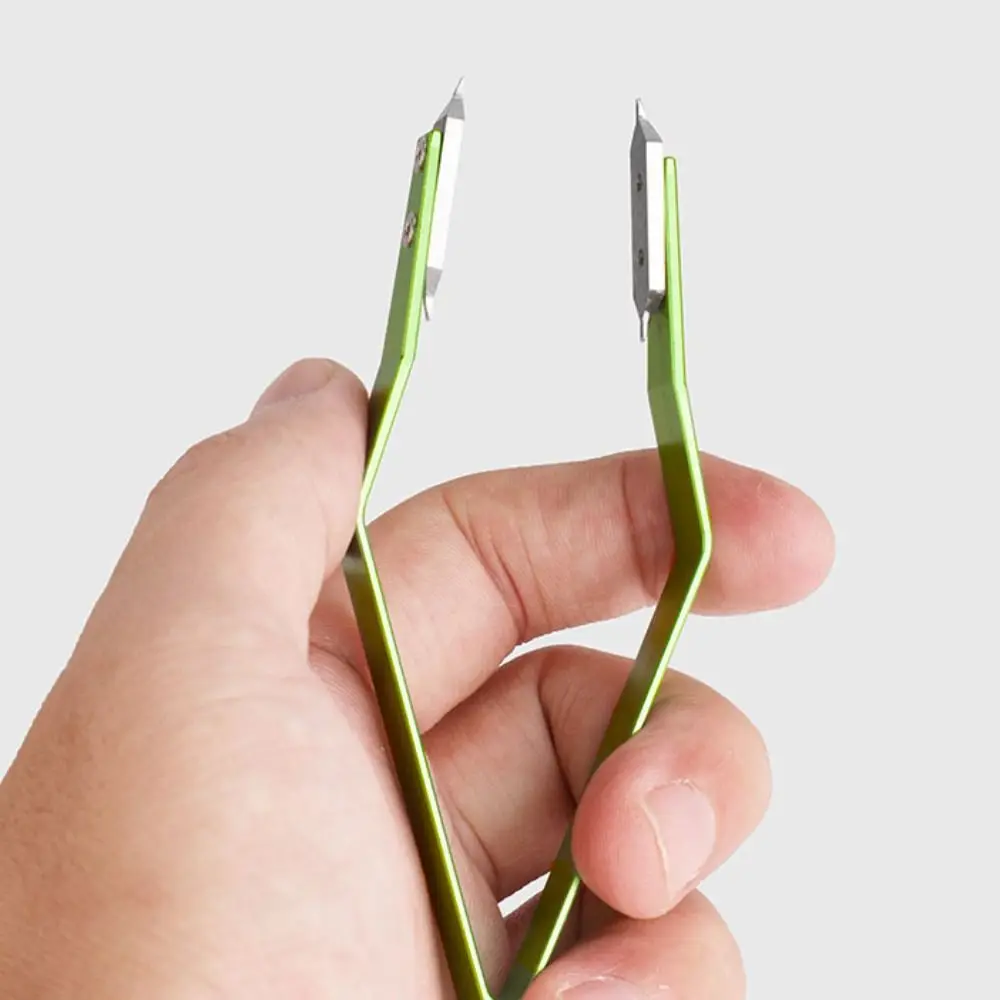 V على شكل ساعة الربيع بار مزيل الدقة Rofessional الربيع بار الملقط مستقرة سبائك الألومنيوم ساعة أداة إصلاح الساعاتي