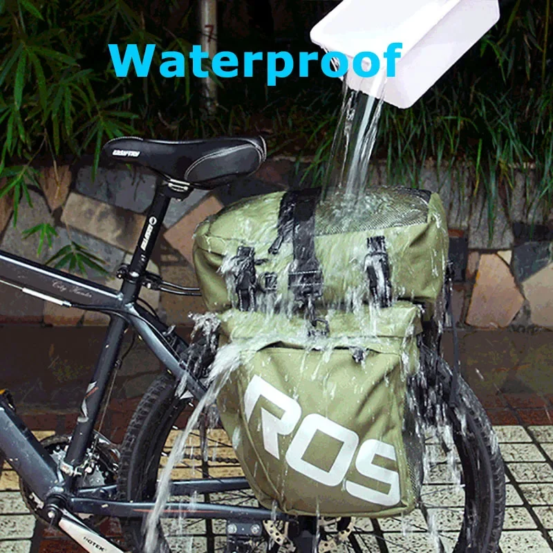 

Bike Rack Bag Water Repellent Cycling Bike Rear Seat Bag Trunk Bags Large Capacity Carrier Bag Dustproof Bicycle Bags 37L