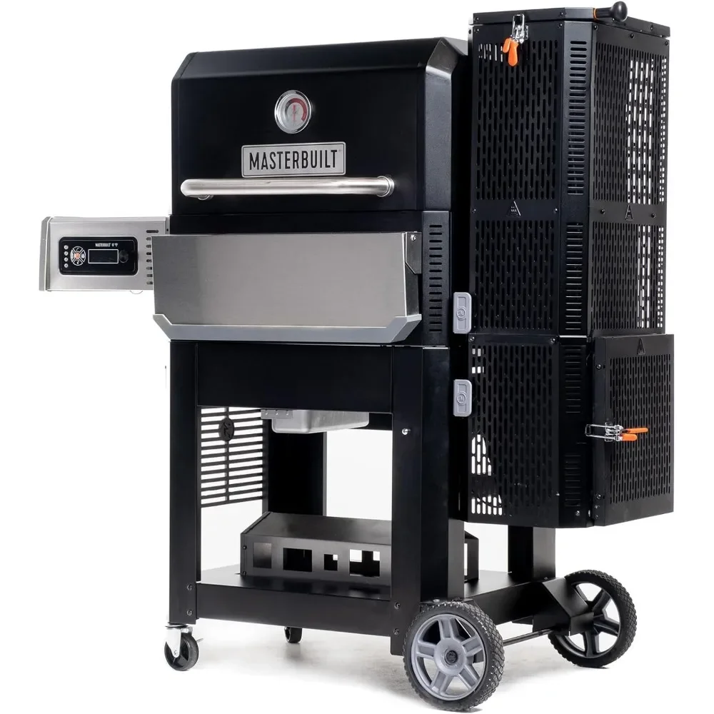 Masterbuilt MB20040221 Gravity Series 800 Digital Charcoal Griddle, Grill and Smoker Combo, Black