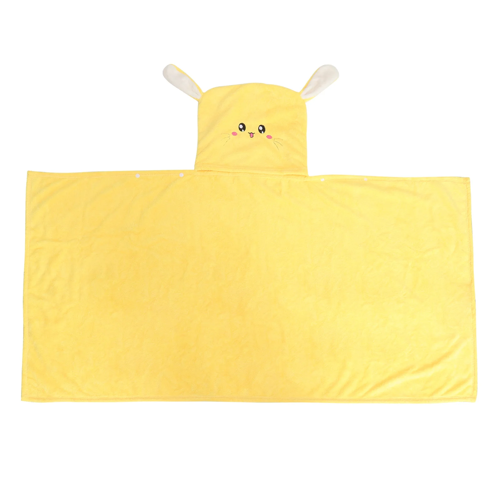 

Банное полотенце из кораллового флиса 60X120 см, желтое детское пляжное пончо в форме собаки с героями мультфильмов, мягкий теплый водонепроницаемый халат