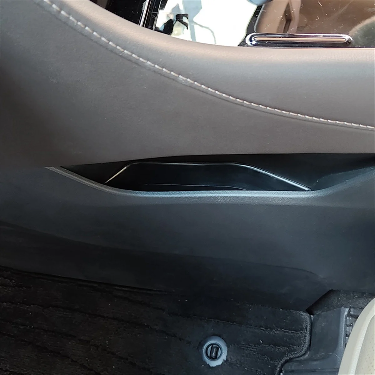 Boîte de rangement latérale inférieure de la console centrale de voiture pour Toyota ALPHARD, série 40, 2023 +, siège passager, RHD