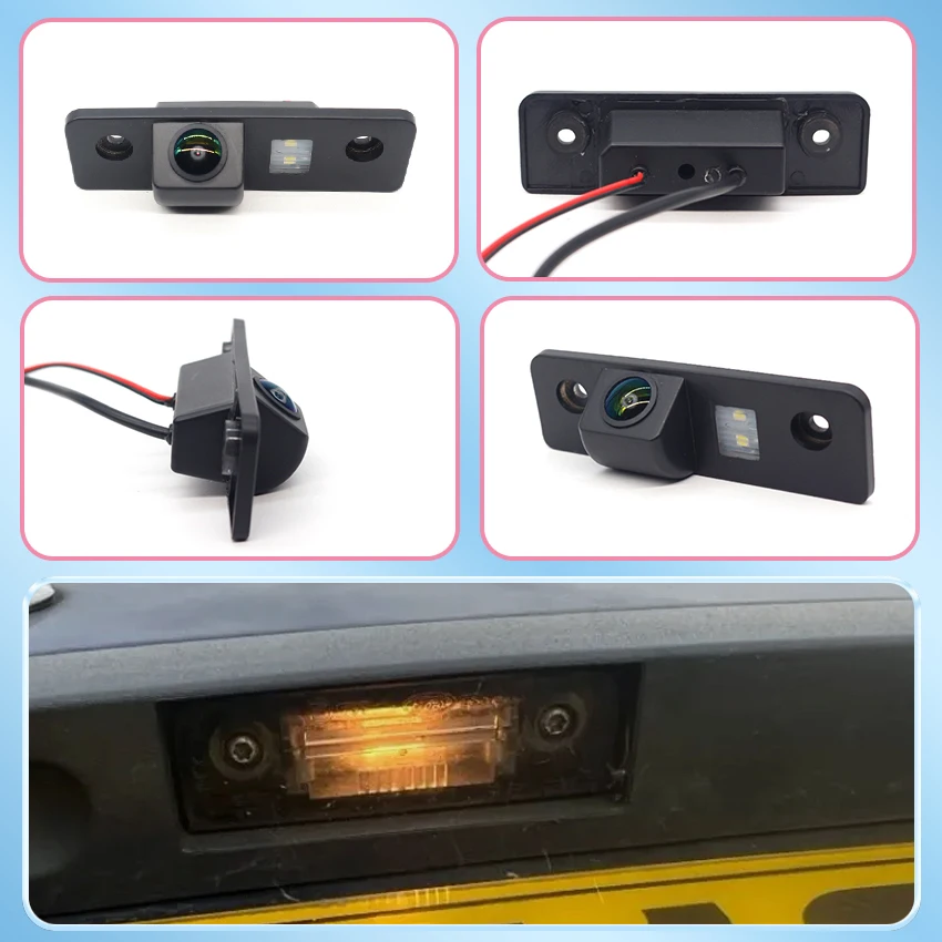 CCD HD 170°Fisheye Rear View Camera For Ford Fiesta MK5 Hatchback 2002 2003 2004 2005 2006 2007 2008 Car Reverse Parking Monitor - view 3