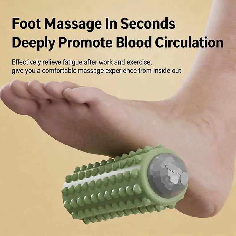 JianYouCare Yoga Portable Mini Electric Massage Stick Vibrating Muscle Massage Ball Roller 2-in-1 Portable Full-Body Foot relax view 5