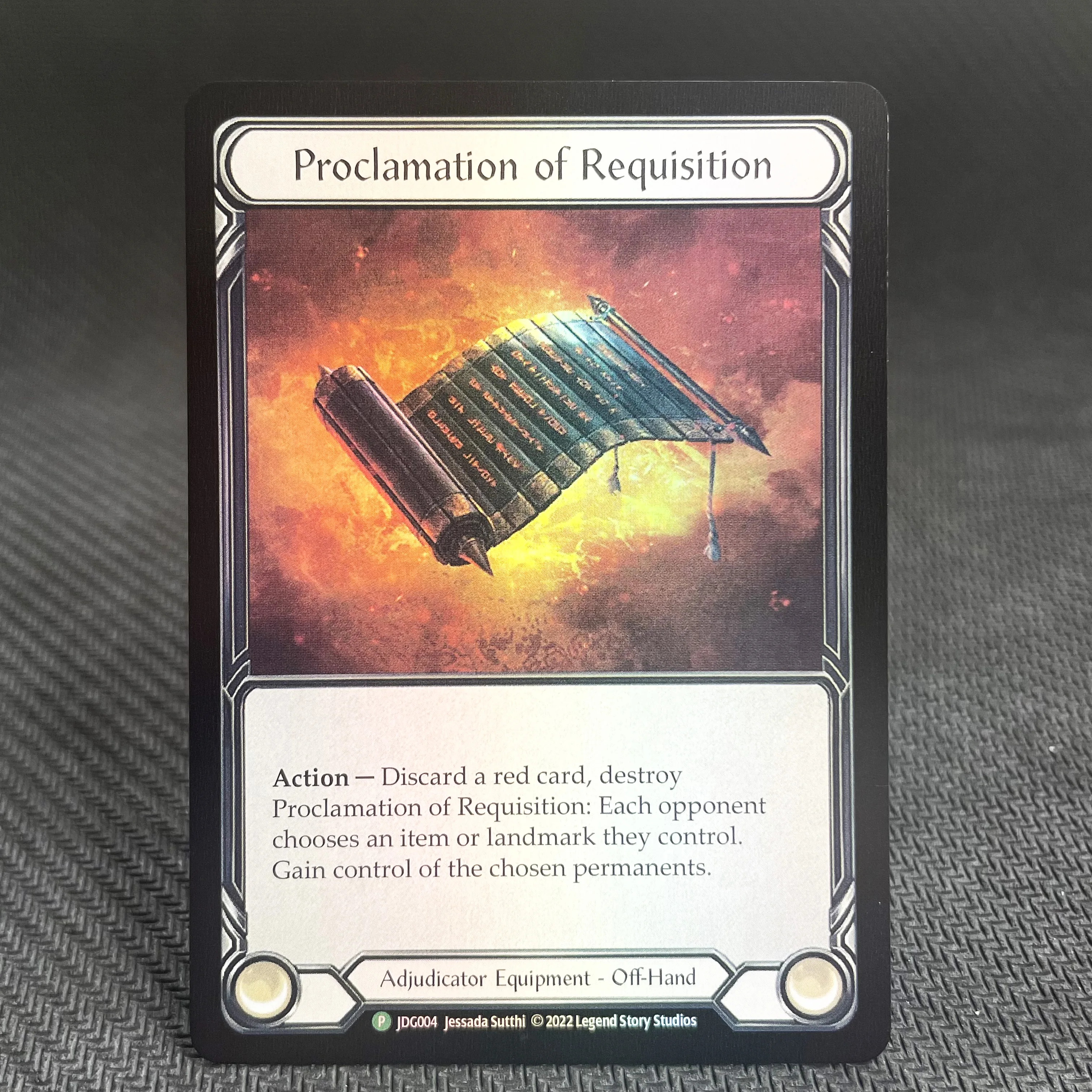PROXY FOIL FAB Cards Dyadic Carapace Scowling Flesh Bag For