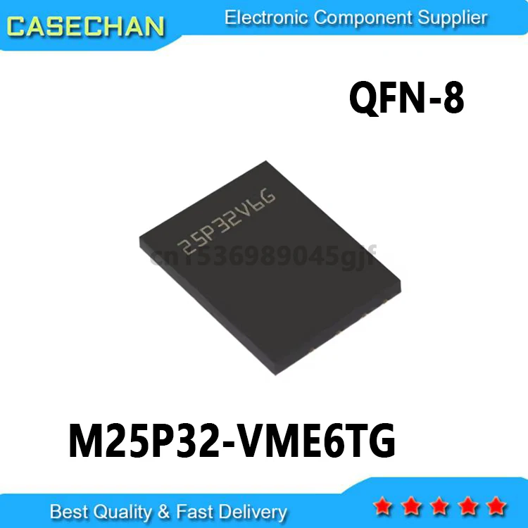 1PCS M25P32-VME6TG 25P32V6G  32Mbit QFN 4M