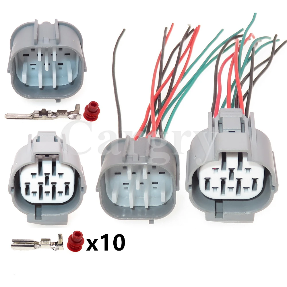 

1 Set 10P 6189-0135 6181-0076 Automobile DC Connector Auto Accessories Car Starter Waterproof Electric Wiring Socket